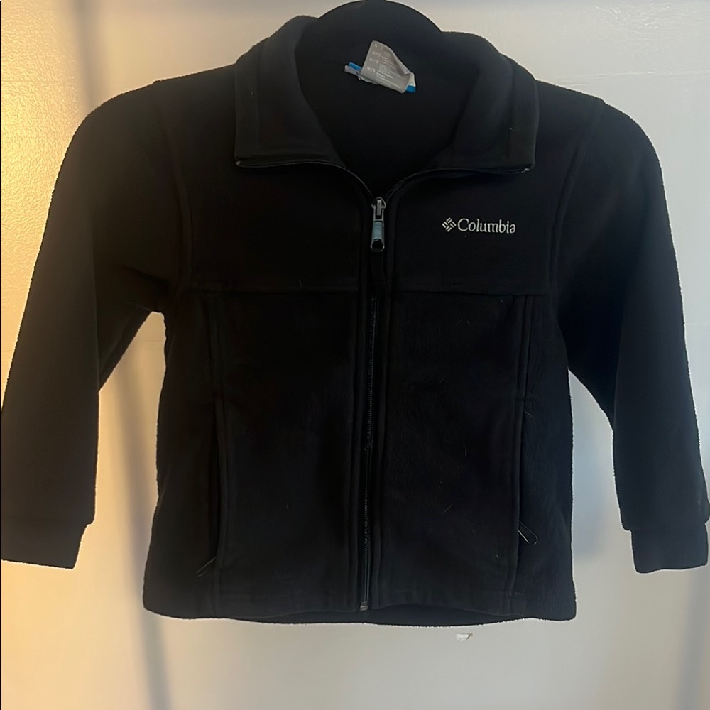Columbia Black Sweatshirt Full Zip Fleece